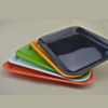 Lot 2 Plateaux Rectangulaire En Plastique 63cm