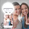 Selfie Ring - Anneau Lumière Selfie Alimentation avec pile ( compatible avec Tout les Smartphones et Tablettes )