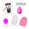 Pack beauté : Brosses Counturing + Brosses en silicone + Beauty Blender
