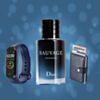 Pack Eau De Parfum Sauvage 100ml + Accessoire au choix : Porte Feuille Avec Protection RFID ou Montre Intelligente Tracker d'Activité 