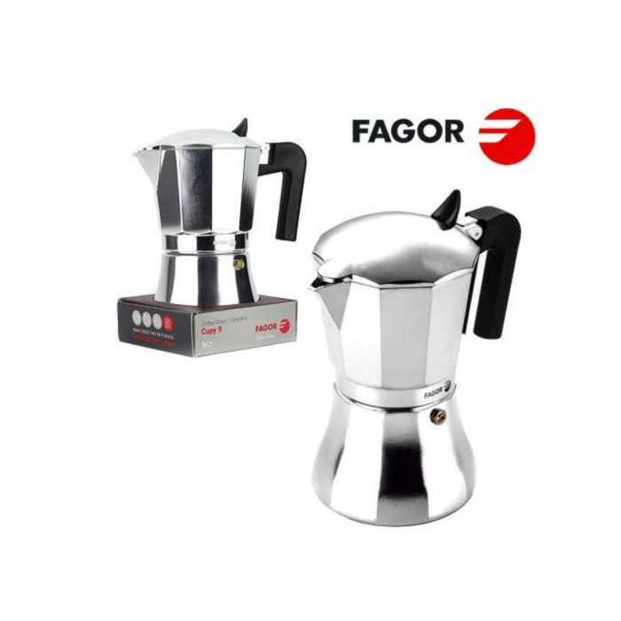 Fagor - Cafetière Expresso Italienne Induction Aluminium 12 Tasses