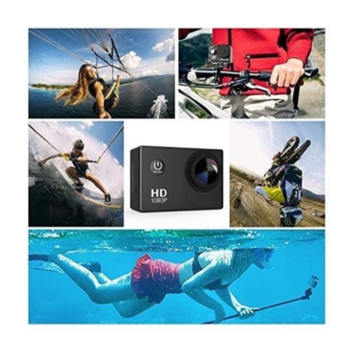 Caméra Sport étanche 30 mètres Caméra Waterproof action Full Hd