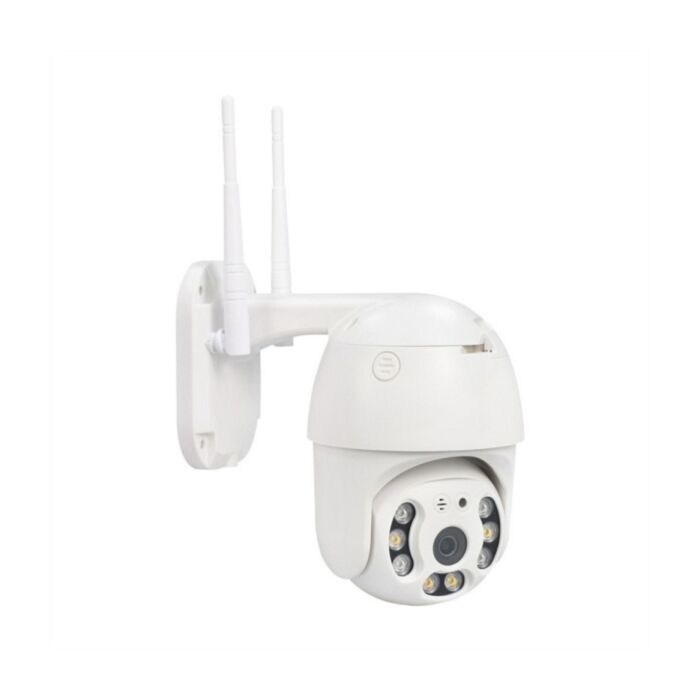 Caméra de sécurité PTZ extérieure 1080P, caméra de surveillance WiFi  étanche extérieure 2MP, avec vision nocturne