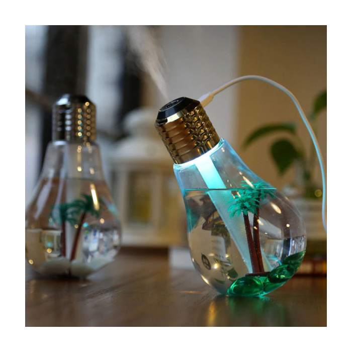 Humidificateur d'air USB d'aromathérapie avec une lumière veilleuse de  nuit,vaporisateur d'huiles essentielles