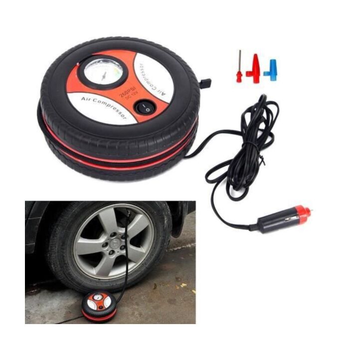 Acheter Gonfleur de pneu compresseur d'air de voiture pompe électrique  Portable Auto 12V DC