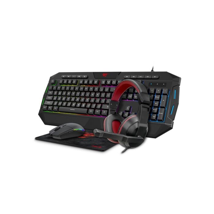 Pack Complet Gaming Combo 4 in 1 : Clavier Gamer , Souris Gamer