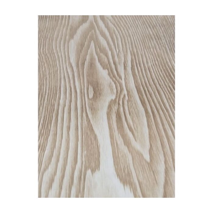 Papier adhésif imitation bois blanc pour meuble.