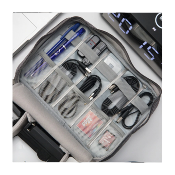 Sac de rangement de câbles Organiseur électronique numérique imperméable Sac  de rangement de prise de chargeur de câble de données USB Organiseur de  câbles de voyage - Temu Belgium