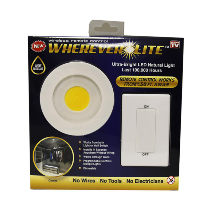 Lampe Avec Interrupteur Sans Fil A Pile ( Aucun câblage, outil ou