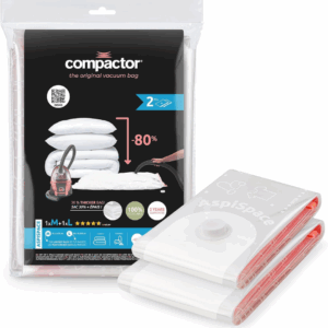 Lot de 2 sacs de rangement sous vide
