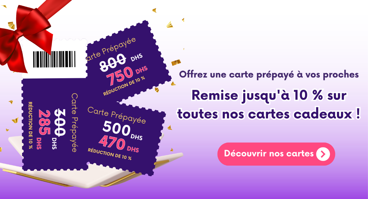 Offrez une carte prépayé à vos proches
