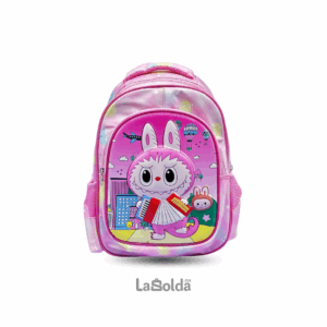 cartable rose Labubu