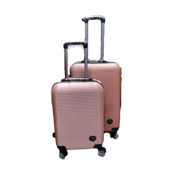 Set de 2 Valises Trolley Rigide "Wavre" Rose Gold (Moyenne+Cabine)