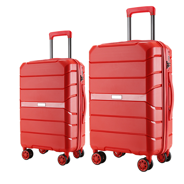 Set De 2 Valises Trolley Rigides TEXAS - 4 Roues Pivotantes à 360° ( Grande+Mini cabine )