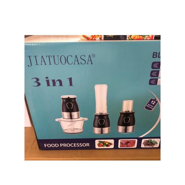 3 en 1 Robot De Cuisine Multifonction : Hachoir + Moulin Épices + Mixeur smoothie 3 en 1 Robot De Cuisine Multifonction : Hachoir + Moulin Épices + Mixeur smoothie