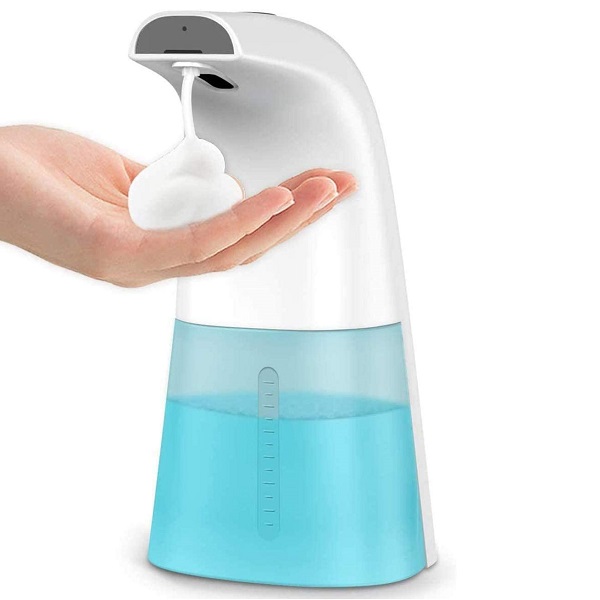 Distributeur De Savon Automatique Sans Contact à Double Réservoir - 800 Ml Total - Capteur Intelligent Pour Maison Et Professionnel