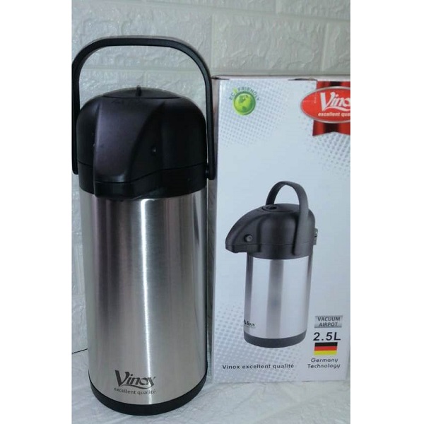 Thermos En Inox Avec Pompe 2.5L