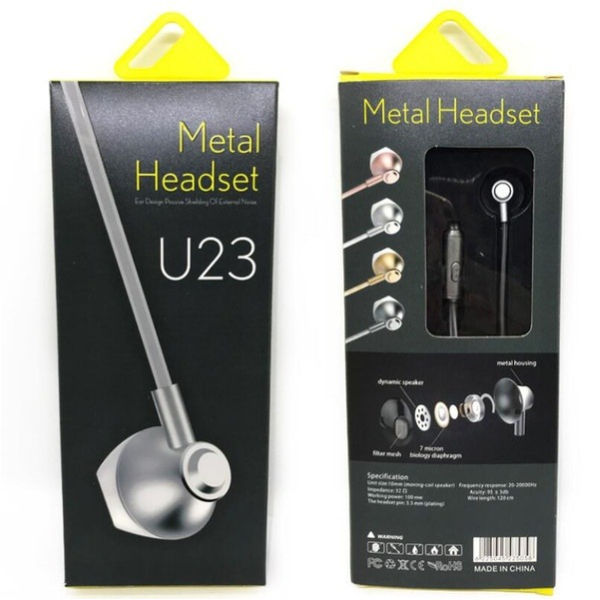 Écouteurs De Téléphone Portable En Métal