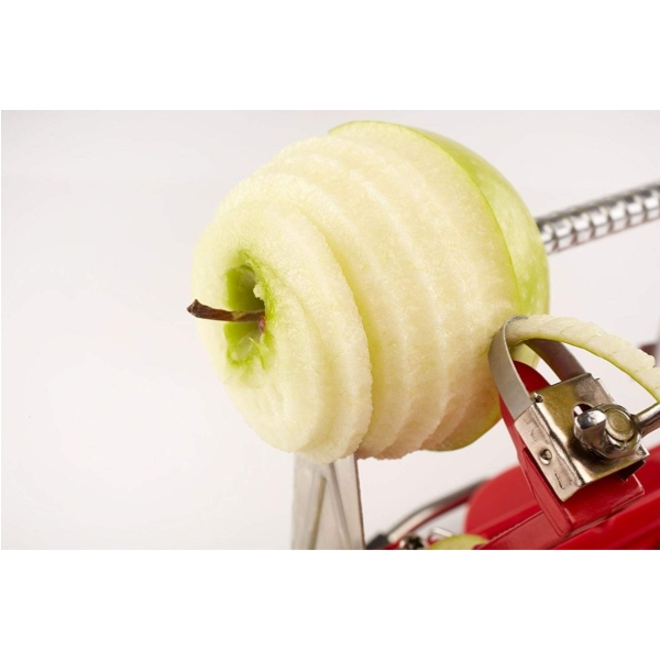 Éplucheur Pomme 3 en 1 Pèle Pomme avec Support Ventouse Pour Tout les Types de Fruits et Légumes