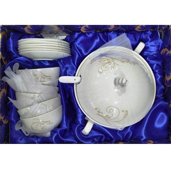 Service Soupière Porcelaine 15 pièces