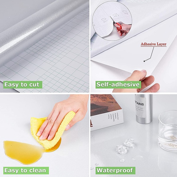 Papier Peint Étanche Autocollant – Adhésif Décoratif – UNI (au m) Papier Peint Étanche Autocollant - Adhésif Décoratif - UNI (au m)