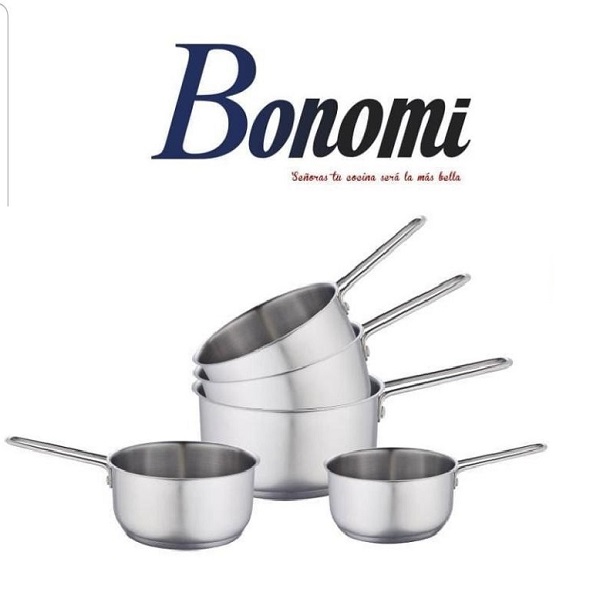 Set de 5 Casseroles Anse Inox (12 cm, 14 cm, 16 cm, 18 cm, 20 cm)