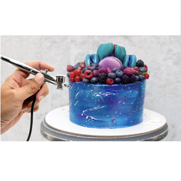 Aérographe Avec Compresseur Pour Créations Artistiques De Pâtisserie