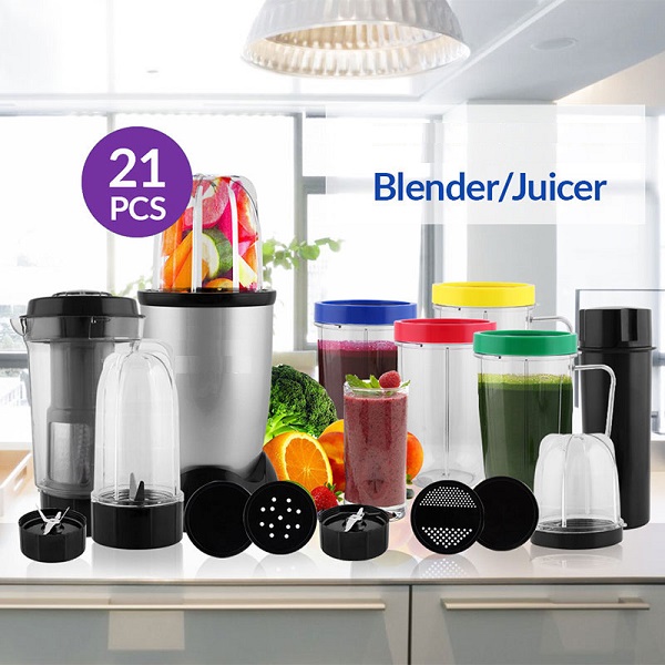 Mixeur Blender Multifonction Ensemble De 21 Pièces
