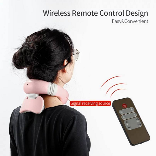 Appareil De Massage Cervical Intelligent A Impulsion Electrique 4D , Soulagement des Douleurs Au Dos Et Au Cou Appareil De Massage Cervical Intelligent A Impulsion Electrique 4D , Soulagement des Douleurs Au Dos Et Au Cou