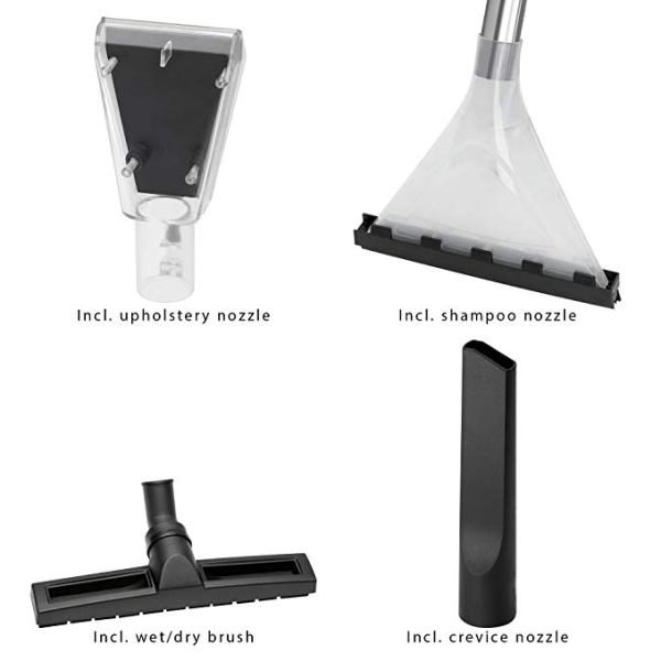 Clatronic Aspirateur Shampouineuse sec/humide ( avec un réservoir amovible séparé pour agent de nettoyage 4L ) Clatronic Aspirateur Shampouineuse sec/humide ( avec un réservoir amovible séparé pour agent de nettoyage 4L )