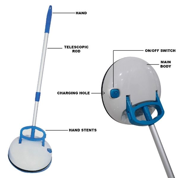 Balai Rotatif Électrique Sans Fil Balai Rotatif Électrique Sans Fil