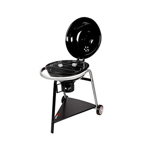 Barbecue à Charbon BUFFALO Avec Couvercle Et Roulettes