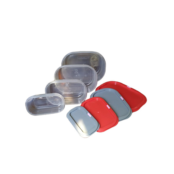 2 Pack de 4 Boîtes  Plastique Alimentaire, Style Tupperware