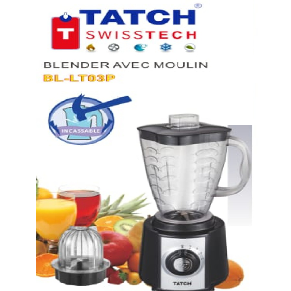 Blender Incassable Avec Moulin