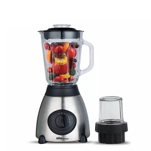 Blender Mixeur  Avec Moulin Bol En Verre 1.5L 1000W