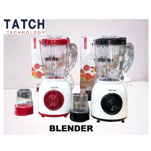 Blender Mixeur En Plastique Incassable 1,4L Avec Moulin