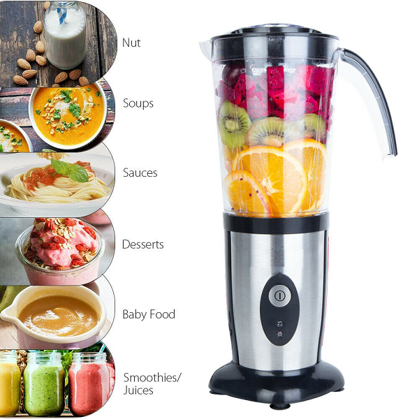 Blender Smoothies Multifonction Avec Hachoir , Moulin Épices + Mixeur smoothie SPORT Blender Smoothies Multifonction Avec Hachoir , Moulin Épices + Mixeur smoothie SPORT