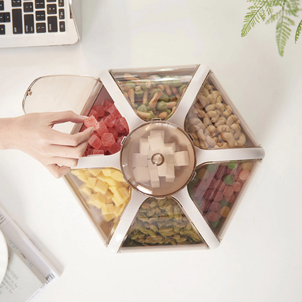 Boîte à Graines, Bonbons 6 Compartiments Boîte à Graines, Bonbons 6 Compartiments