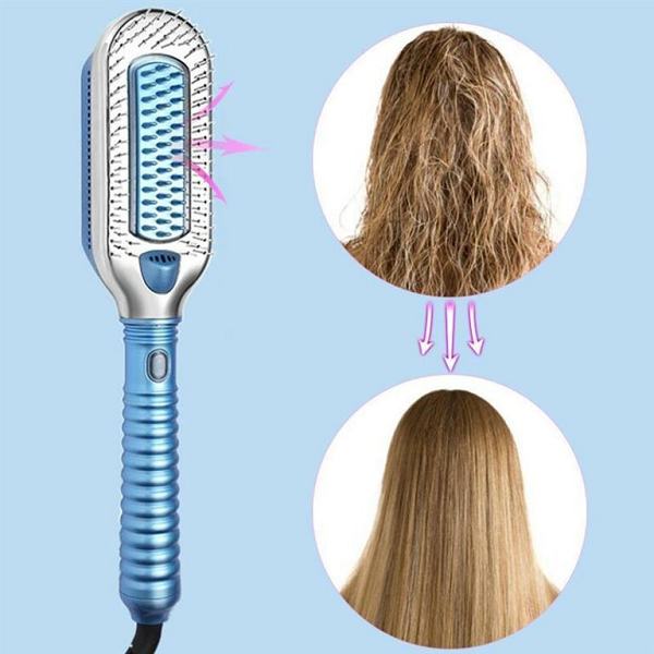 Brosse lissante cheveux Avec Nouvelle Thérapie Vent Froid 1600w Brosse lissante cheveux Avec Nouvelle Thérapie Vent Froid 1600w
