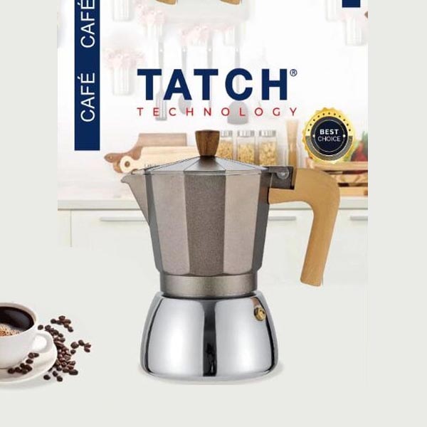 Cafetière Expresso Italienne En Granit 6 Tasses