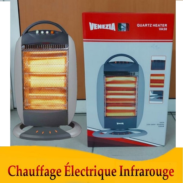 Chauffage Électrique Halogène Venezia 1200w