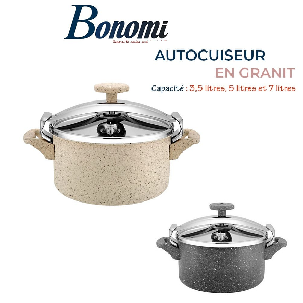 Cocotte Minute Granit Antiadhésif , Couvercle En Inox