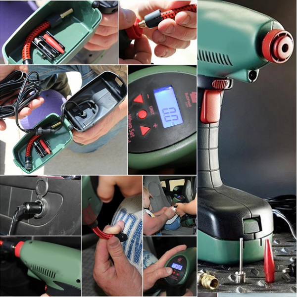 Gonfleur De Pneus,Compresseur D’Air Portable voitures , motos , vélos , ballons ..etc. Gonfleur De Pneus,Compresseur D'Air Portable voitures , motos , vélos , ballons ..etc.
