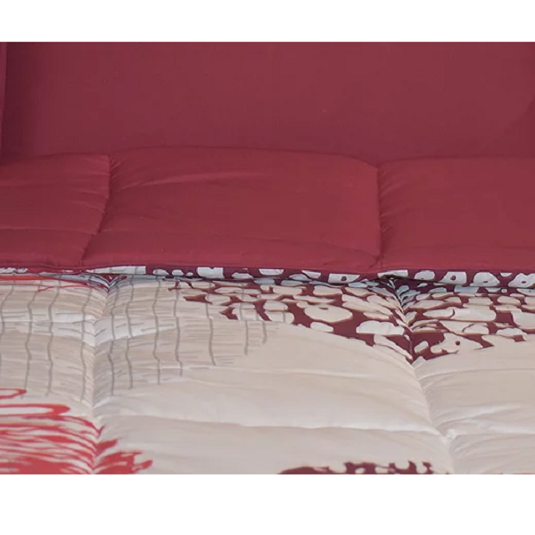 Couette Oracle Poly-coton Imprimé Deux Places + 2 Taies Couette Oracle Poly-coton Imprimé Deux Places + 2 Taies