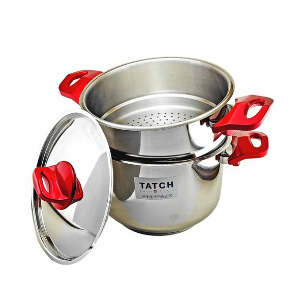 Couscoussier Avec Couvercle En Inox : 4 , 6 , 8 , 10 , 12 Litres