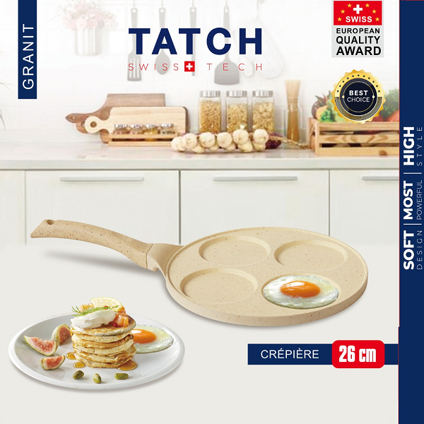 Crêpière En Céramique  26cm  ( 4 Mini Pièces Pour Chaque Cuisson)
