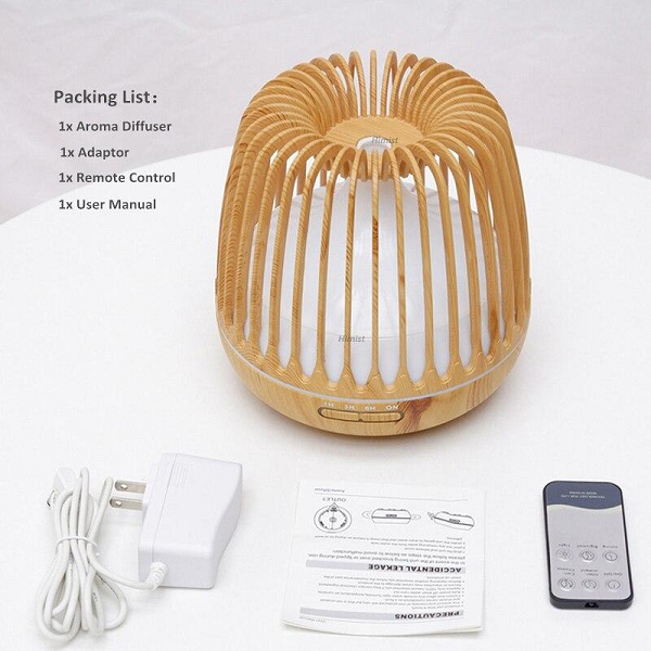 Diffuseur Huiles Essentielles Et Humidificateur A Ultrason CAGE – 500 mL Diffuseur Huiles Essentielles Et Humidificateur A Ultrason CAGE - 500 mL