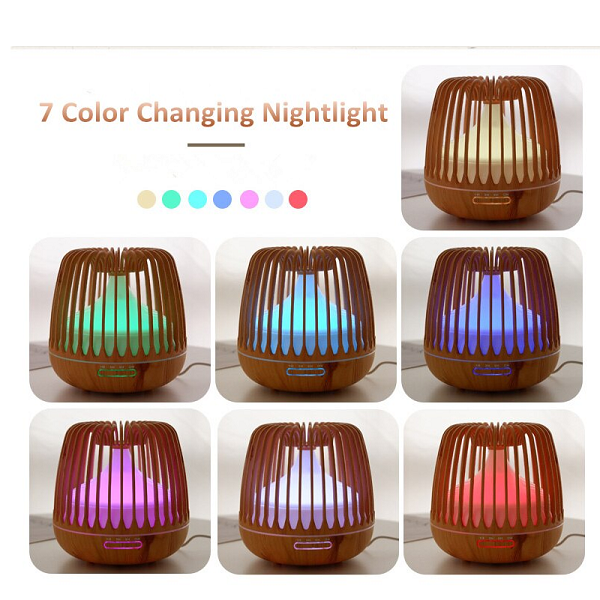 Diffuseur Huiles Essentielles Et Humidificateur A Ultrason CAGE – 500 mL Diffuseur Huiles Essentielles Et Humidificateur A Ultrason CAGE - 500 mL