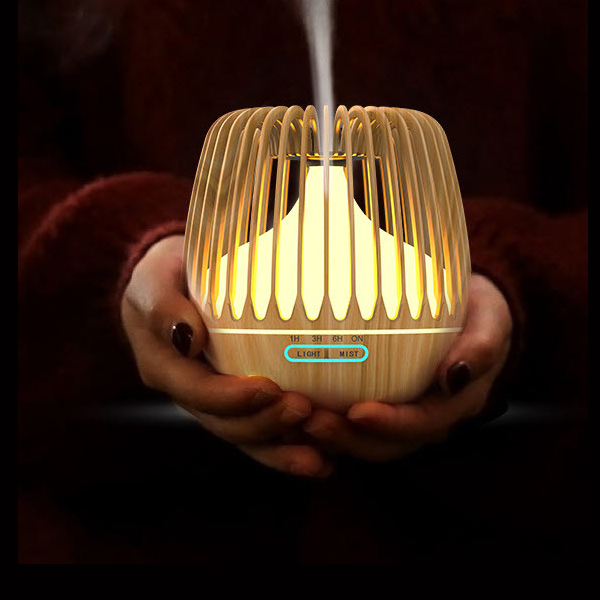 Diffuseur Huiles Essentielles Et Humidificateur A Ultrason CAGE – 500 mL Diffuseur Huiles Essentielles Et Humidificateur A Ultrason CAGE - 500 mL