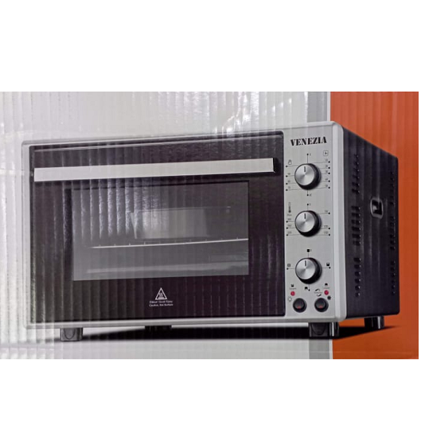 Four Electrique 50L Double Vitre Avec Turbo-ventilateur Et Lampe VENEZIA Four Electrique 50L Double Vitre Avec Turbo-ventilateur Et Lampe VENEZIA